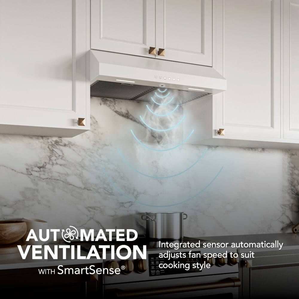 Automated Ventilation with SmartSense cooking style.