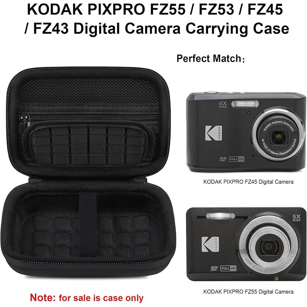 KODAK PIXPRO FZ55 / FZ53 / FZ45 / FZ43 Digital Camera Carrying Case

Perfect Match:

- KODAK PIXPRO FZ45 Digital Camera
- KODAK PIXPRO FZ55 Digital Camera

Note: for sale is case only