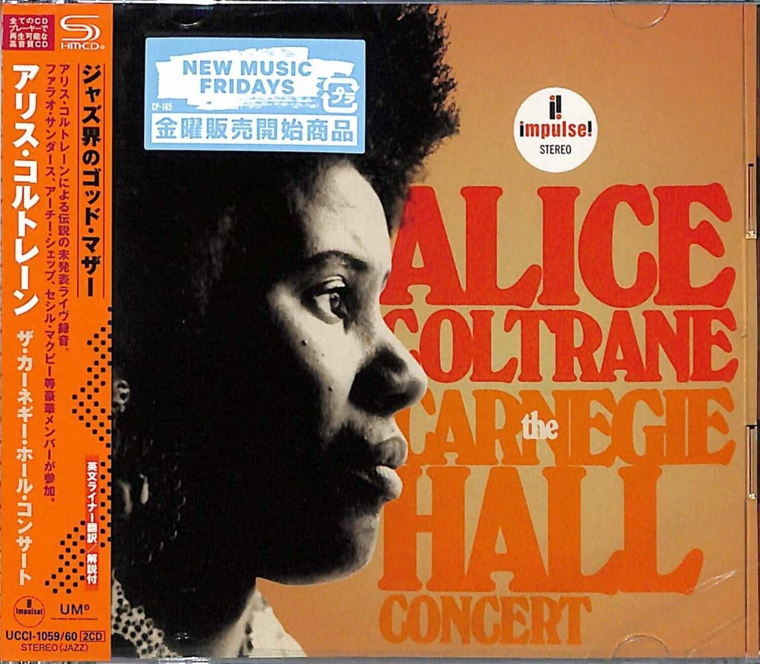 Alice Coltrane - Carnegie Hall Concert - SHM-CD  - COMPACT DISCS