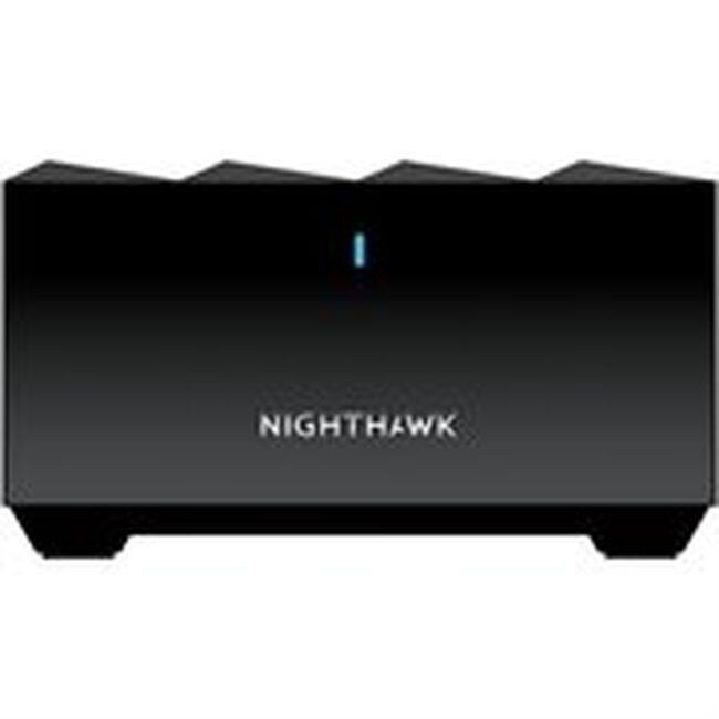 Alt View 3. NETGEAR - MK63-100NAR Nighthawk Home Mesh WiFi 6 System 3 Pack - Refurbished Excellent - Black.