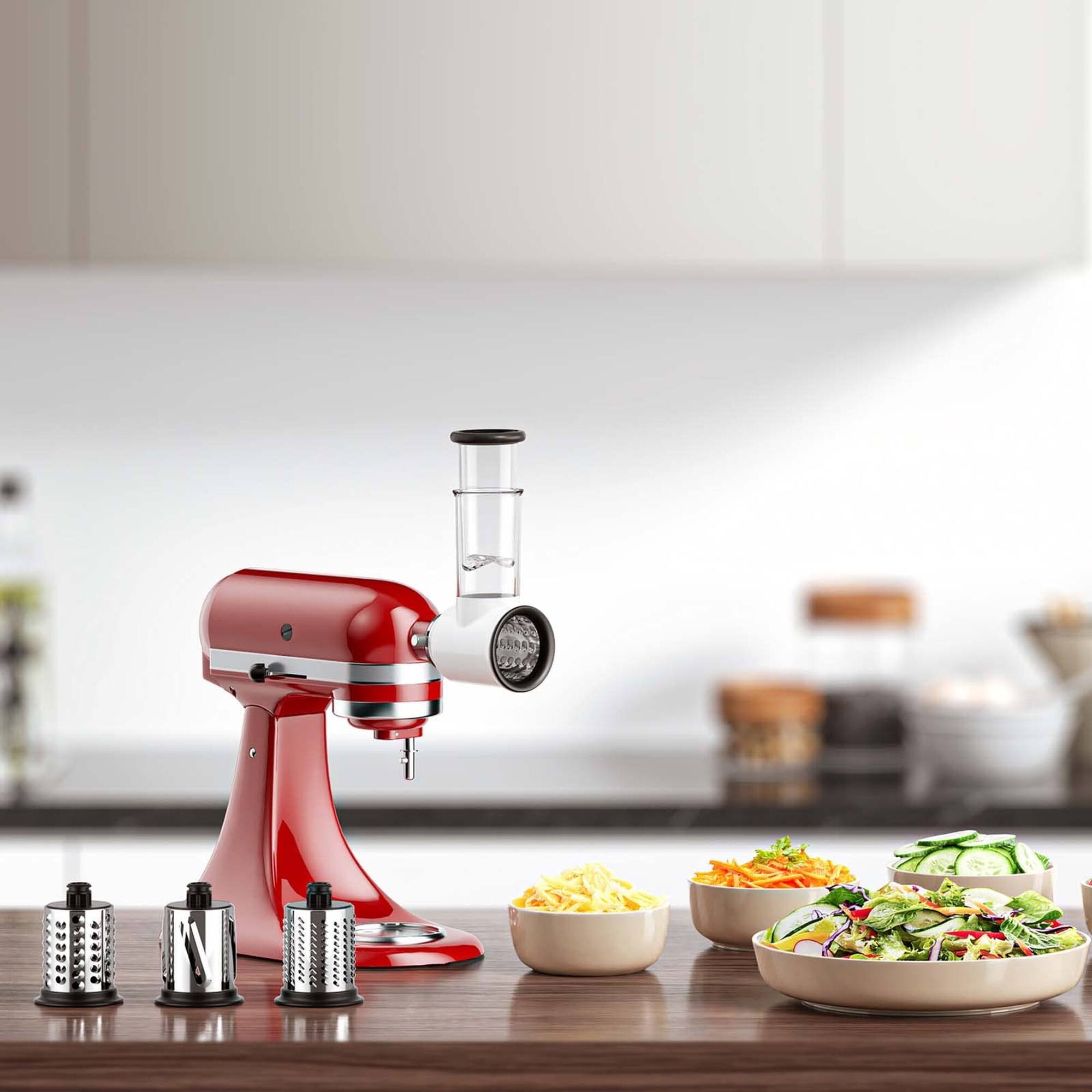 Gvode Meat Grinder Slicer Shredder Attachment, Compatible with