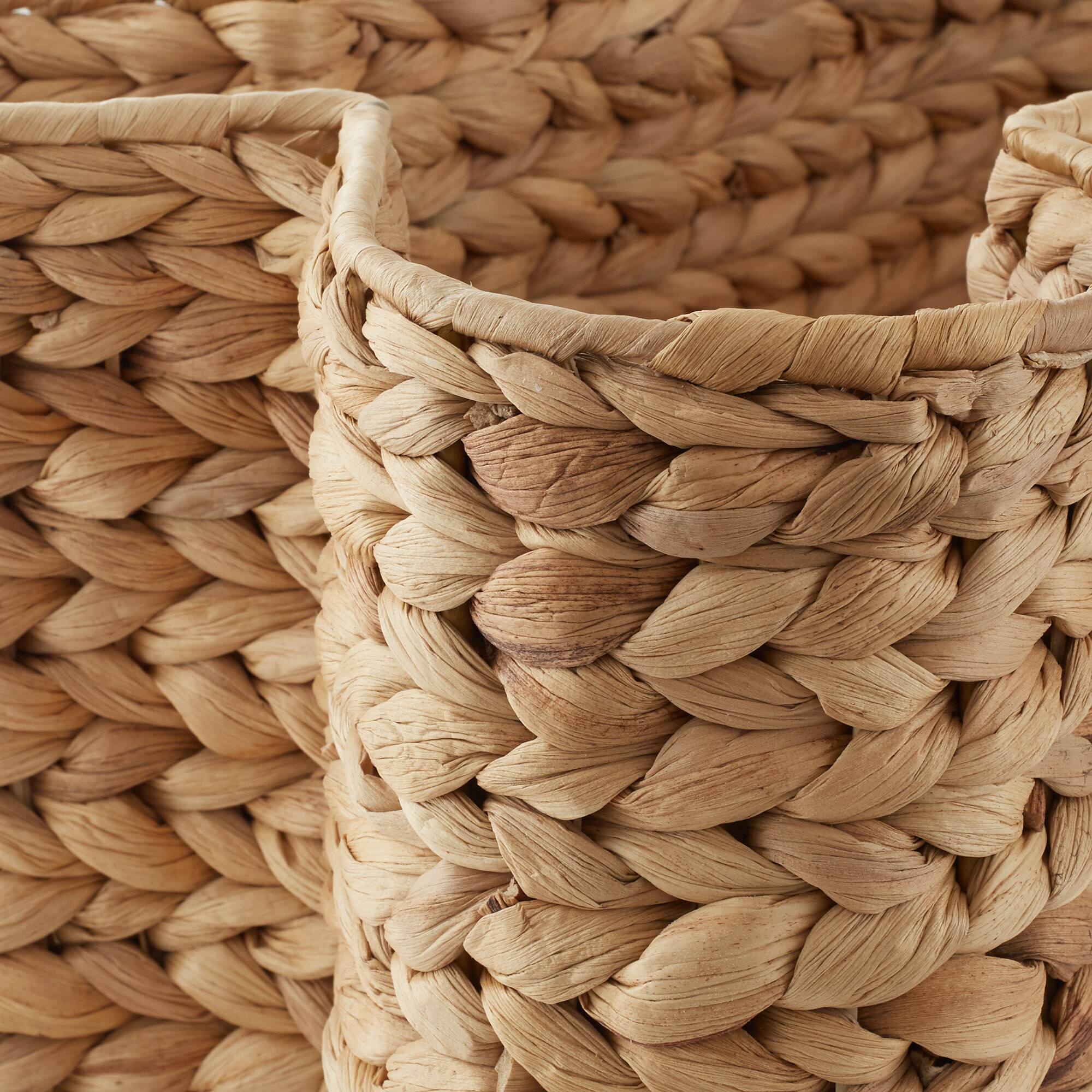 Alt View 6. Casafield - Dog Bone Shaped Storage Basket Organizer Bin for Pet Toys - Natural.