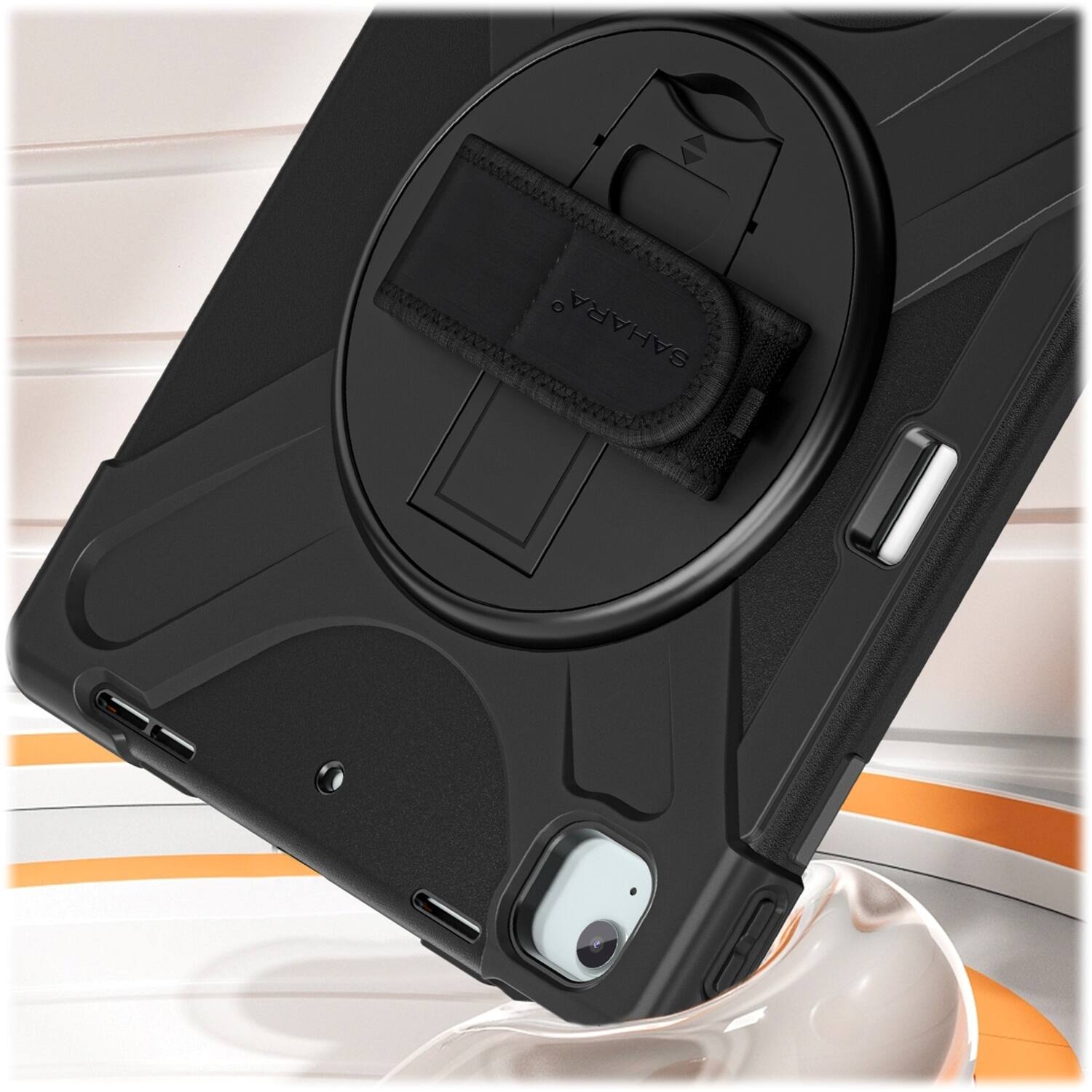 Alt View 15. SaharaCase - Raider-X Series Heavy-Duty Case for Apple iPad Air 13" M3/M2 - Scorpion Black.