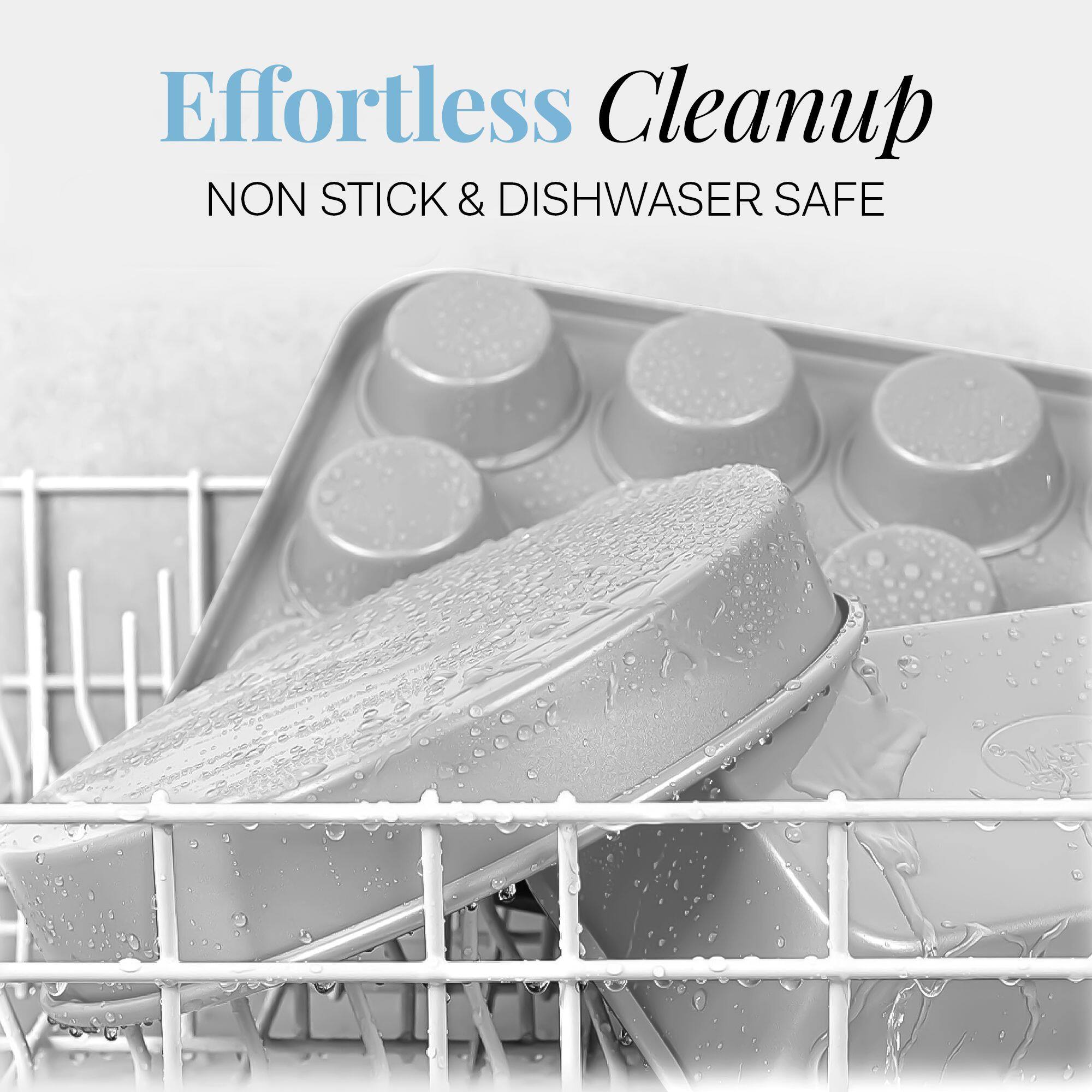 Effortless Cleanup  
NON STICK & DISHWASER SAFE