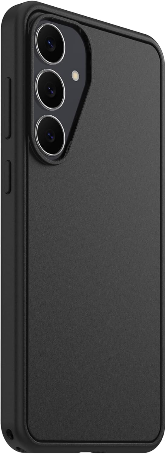 Back. OtterBox - OtterBox Samsung Galaxy S25 FE (Only) - Symmetry Series Case - Ultra-Sleek - Wireless Charging Compatible - Black.