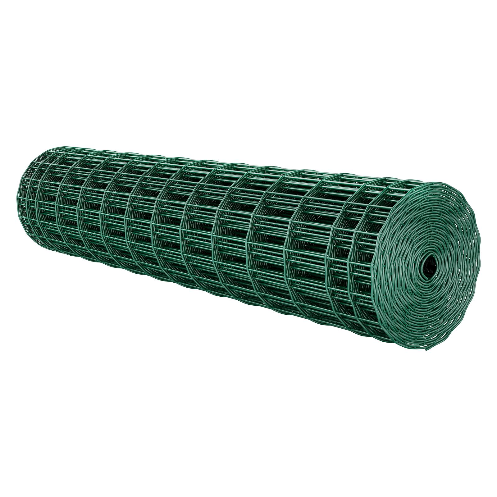 Alt View 5. VEVOR - Farm Fence, 47 x 984 in, 2 x 4 in Mesh 2.1mm Galvanized Steel Wire Fencing, Heavy Duty Vinyl Coated Livestock Fence - Green.