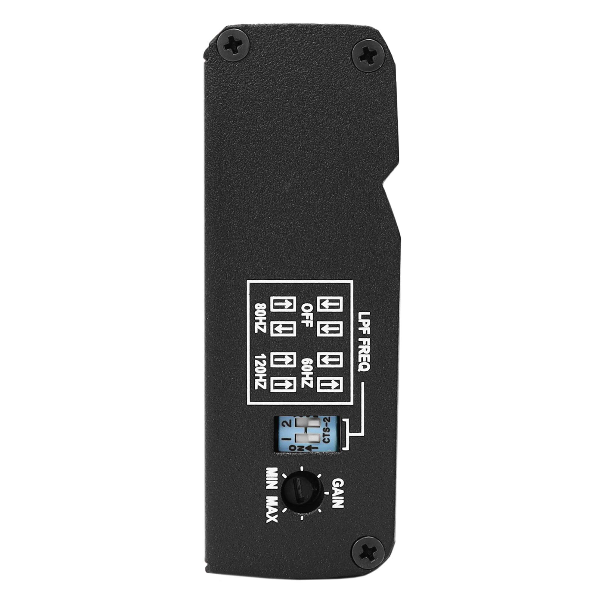 - 80HZ OFF
- 120HZ
- ZH09
- 2 - CTS-2
- Oz4
- MIN GAIN MAX
- LPF FREQ