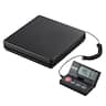 VEVOR - Digital Shipping Scale, 110 lbs x 0.07 oz. Heavy Duty Postal Scale with Timer, Tare, Hold Function, 90° Foldable LCD - Black