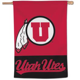 WinCraft - Utah Utes 28" x 40" Applique Vertical Banner - Multicolor