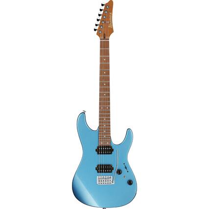 Front. Ibanez - Ibanez AZ Standard Series AZ24S2 Electric Guitar, Metallic Light Blue.