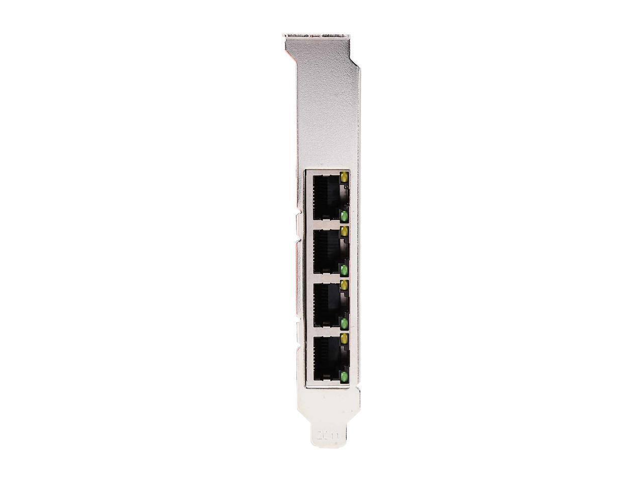 Alt View 2. Syba - SYBA SI-PEX24042 4 Port Gigabit Ethernet PCI-e x1 Network Interface Card.