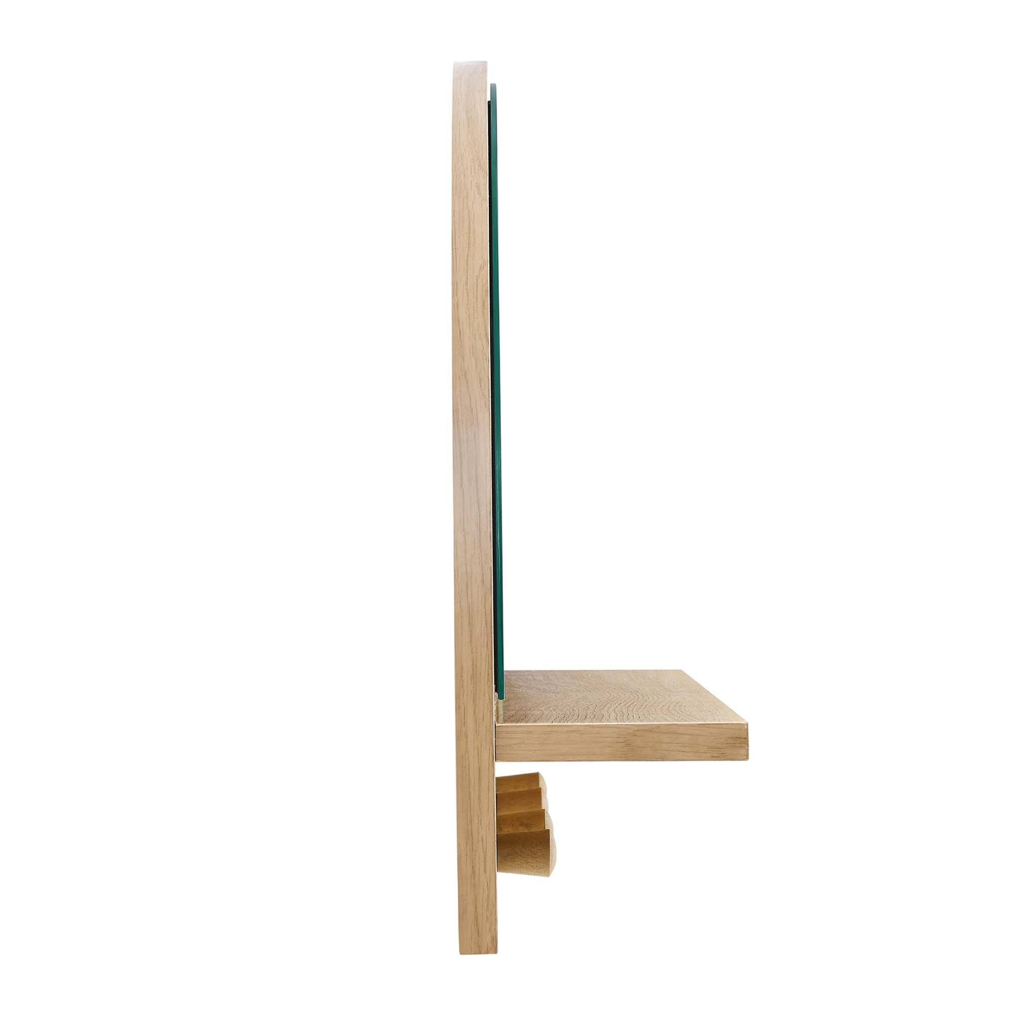 Alt View 2. Modway - Moonbeam Arched Mirror by Modway - Oak.