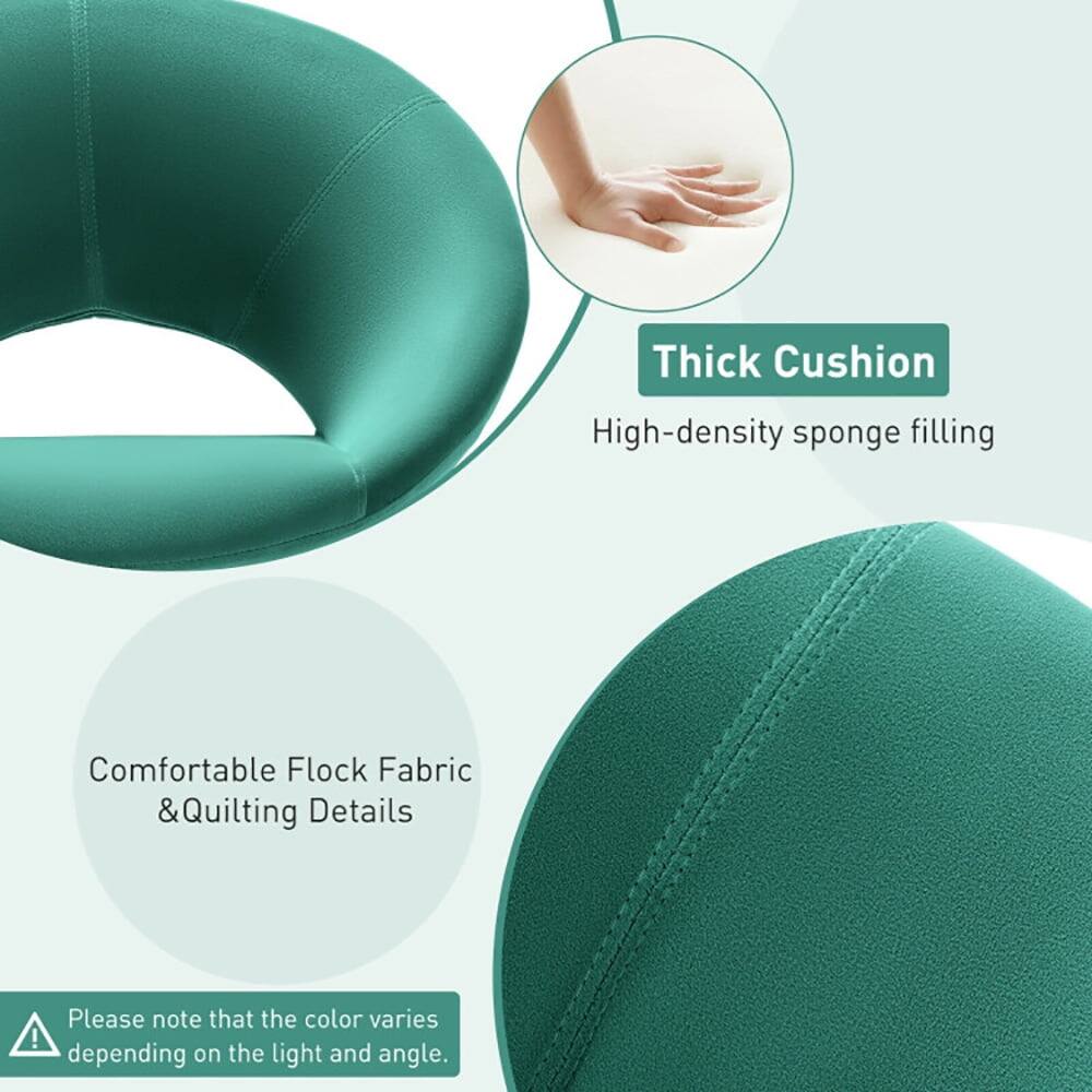 Thick Cushion  
High-density sponge filling  

Comfortable Flock Fabric & Quilting Details  

Please note that the color varies depending on the light and angle.