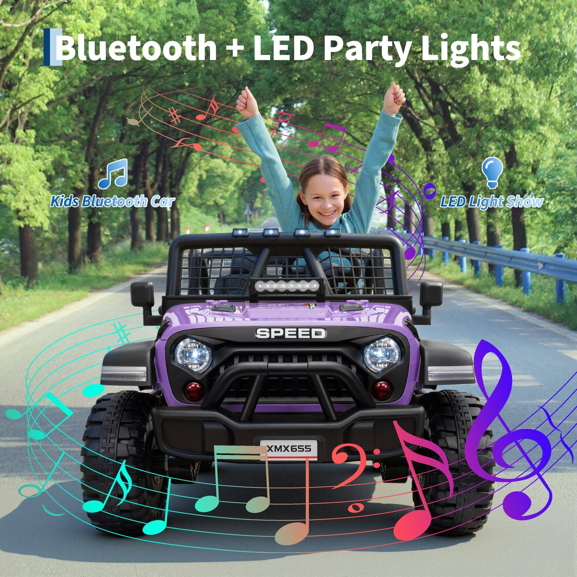Bluetooth + LED Party Lights

Kids Bluetooth Car

LED Light Show

SPEED

XMX655