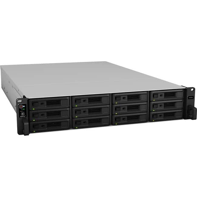 Synology - SA3200D SAN/NAS Storage System - 1 Xeon D-1521 Quad-core (4 Core) 2.40 GHz - 12 x HDD Supported - 192 TB - Black