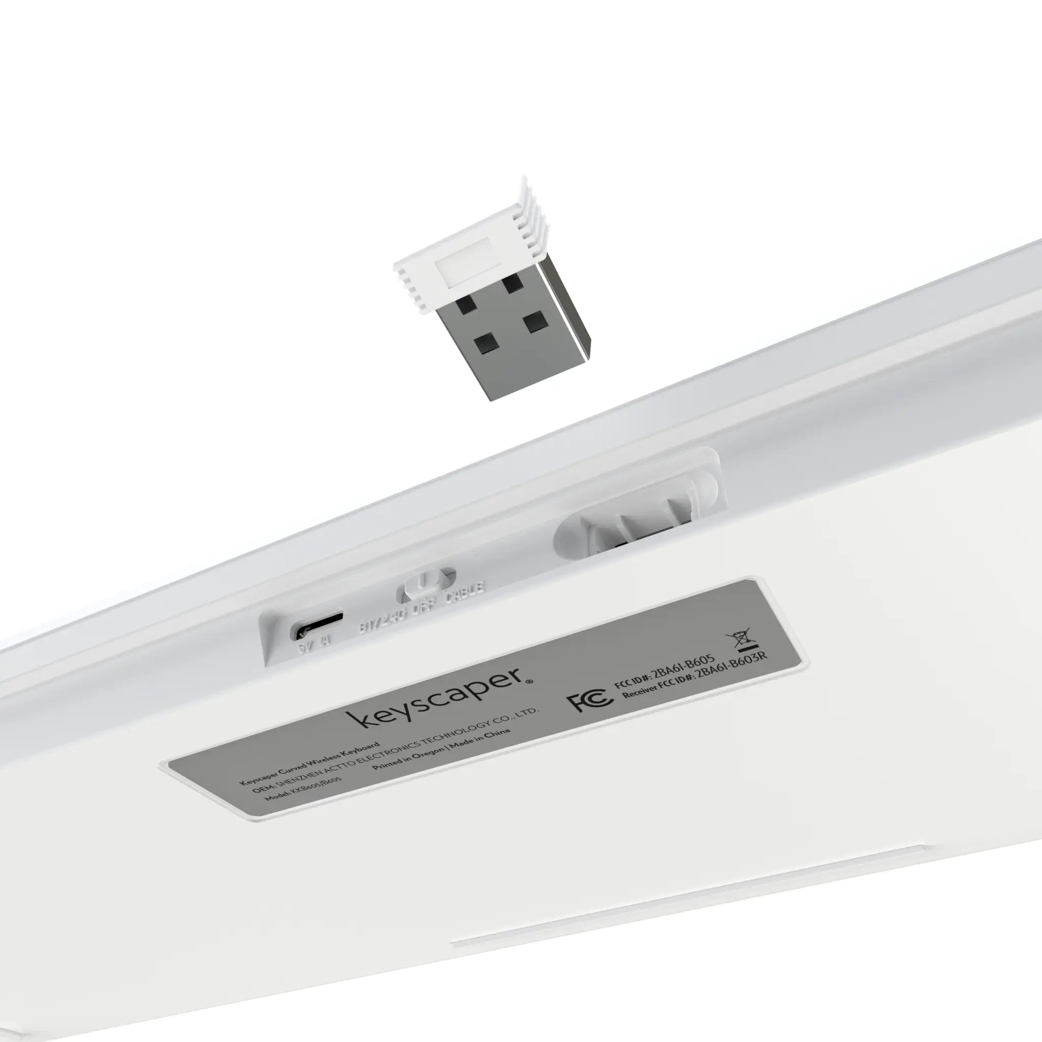 GV CHBLE!  
BIYERS DV  
FCC ID#: 28A61-B605  
2BA61 B603R  
FCC ID#:  
Receiver  
FCC ID#:  
Keyboard keyscaper,  
LECTRONICS Oregan TECHNOLOGY Made in China CO.,LTD.  
CO.  
FC Wireless El H Curved ACTTO Printed Keyscaper DEM,  
SHENZHEN KXBeos/86os Model