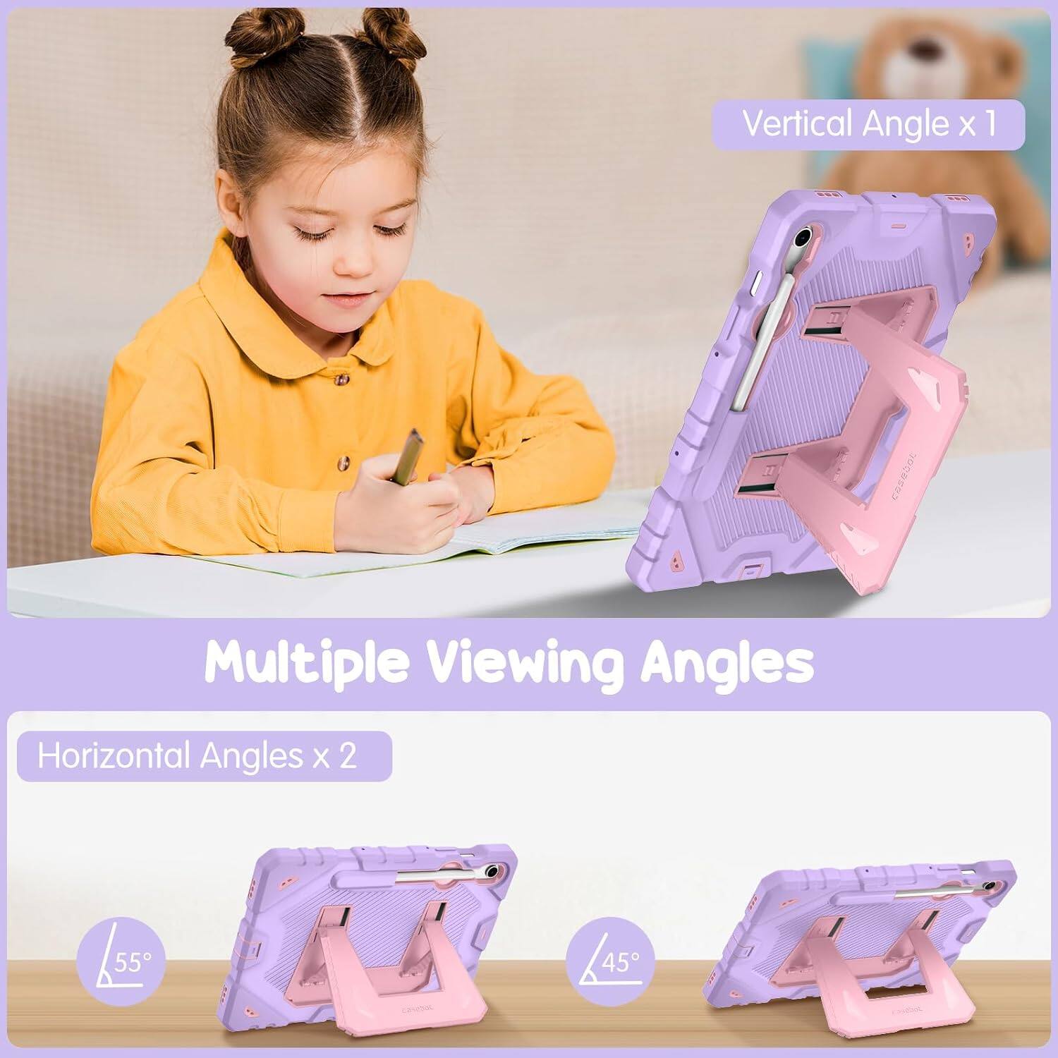 Vertical Angle x 1  
Multiple Viewing Angles  
Horizontal Angles x 2  
55°  
45°