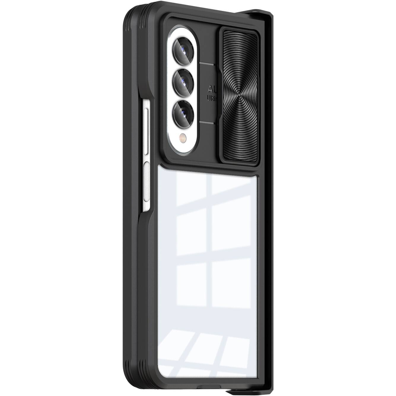 Alt View 12. SaharaCase - Full Body Case for Samsung Samsung Galaxy Z Fold4 - Black.