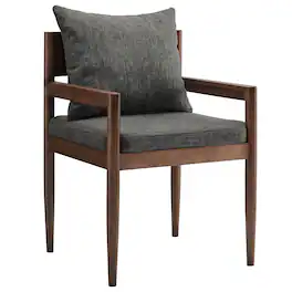 Remington Wood Dining Armchair by Modway - Gray