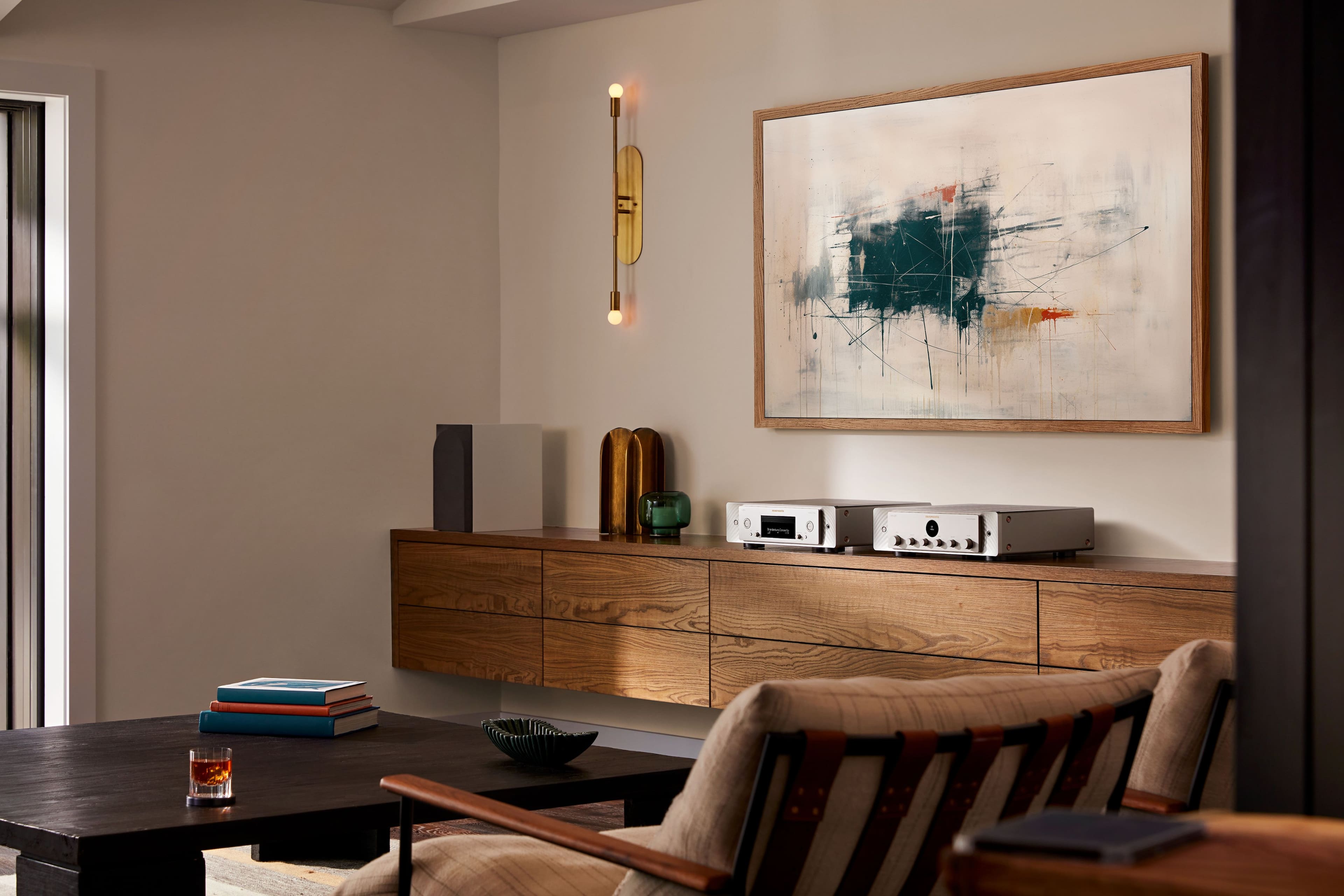 Alt View 15. Marantz - CD 50n CD Player - Silver Gold.