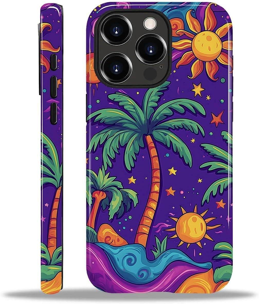 Palm Trees Stars Sun