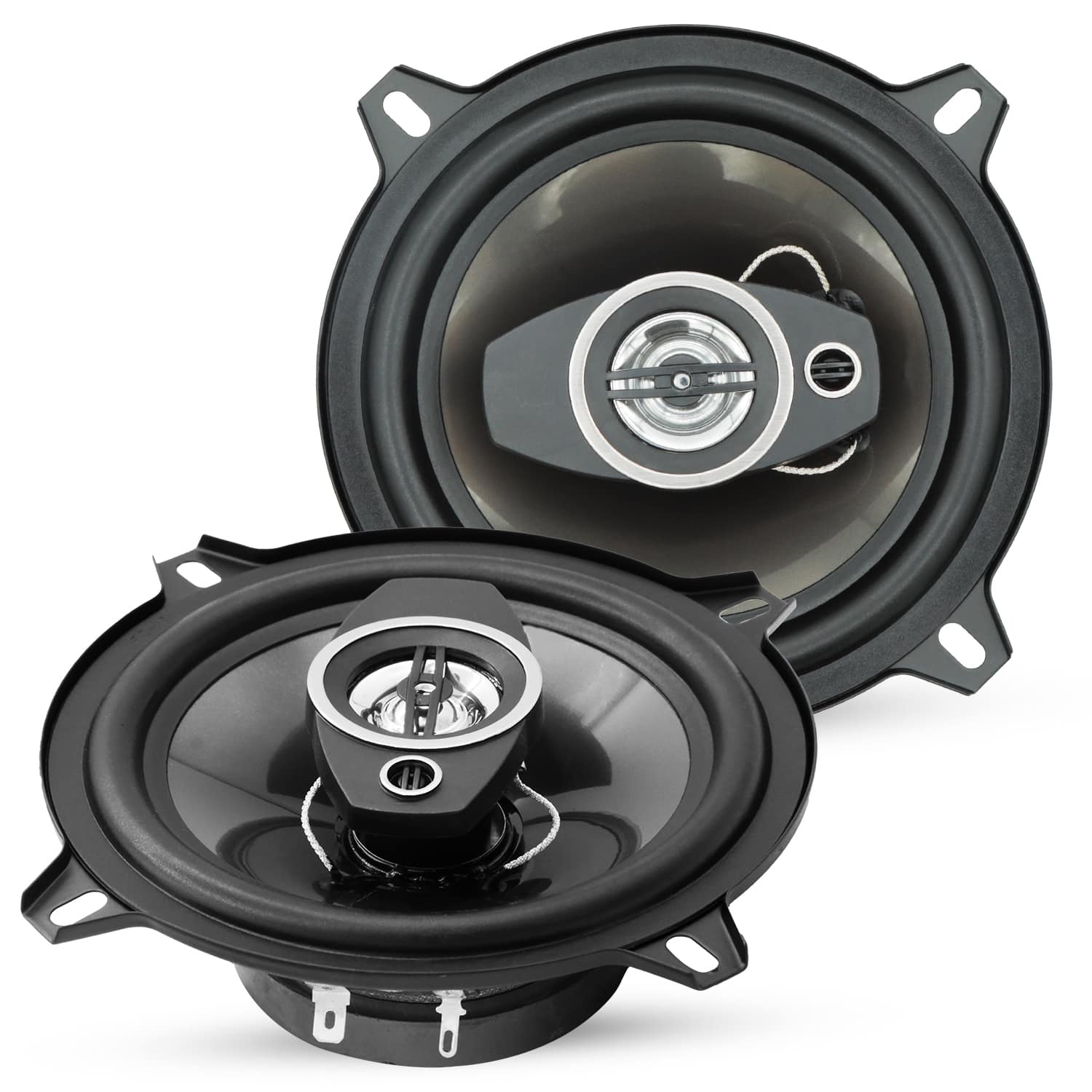 5 CORE - 5Core Coaxial Car Door Speakers 5” Pair 350W 4Ohm 2 Way Component Subwoofer Audio w Super Tweeter