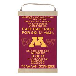 Jardine - Minnesota Golden Gophers 12'' x 20'' Fight Song Banner Sign - Maroon