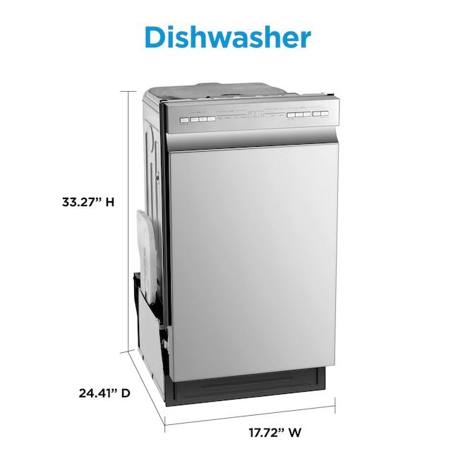 Dishwasher  
230  
33.27" H  
24.41" D  
17.72" W