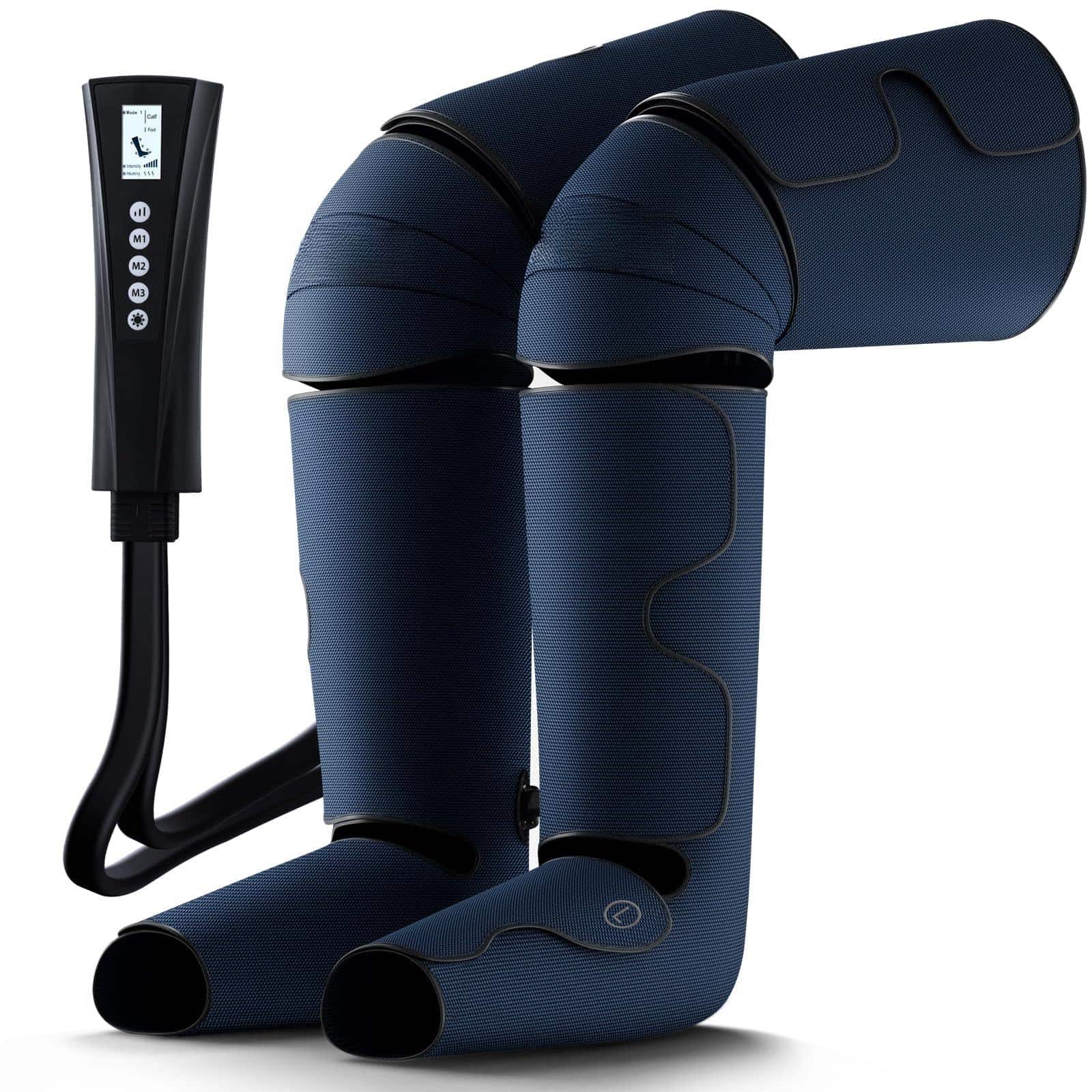 Live At Space - Air Leg & Foot Massager with Heat, Compression Therapy for Pain Relief, Gift for Mom Dad - 642146673849