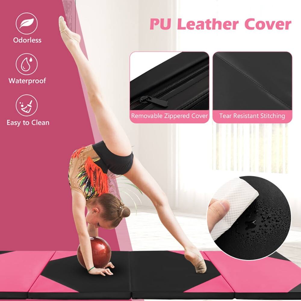 Odorless PU Leather Cover  
Waterproof  
Easy to Clean  
Removable Zippered Cover  
Tear Resistant Stitching