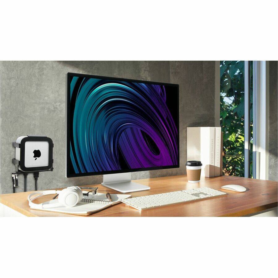 Alt View 4. Kensington - Kensington Mounting Bracket for Mac mini - Black - Steel - Black.