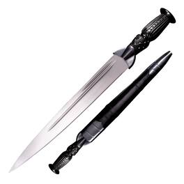 Cold Steel - Handmade Carbon Steel Scottish Dirk Sword Replica, 13 Inch Blade - Black