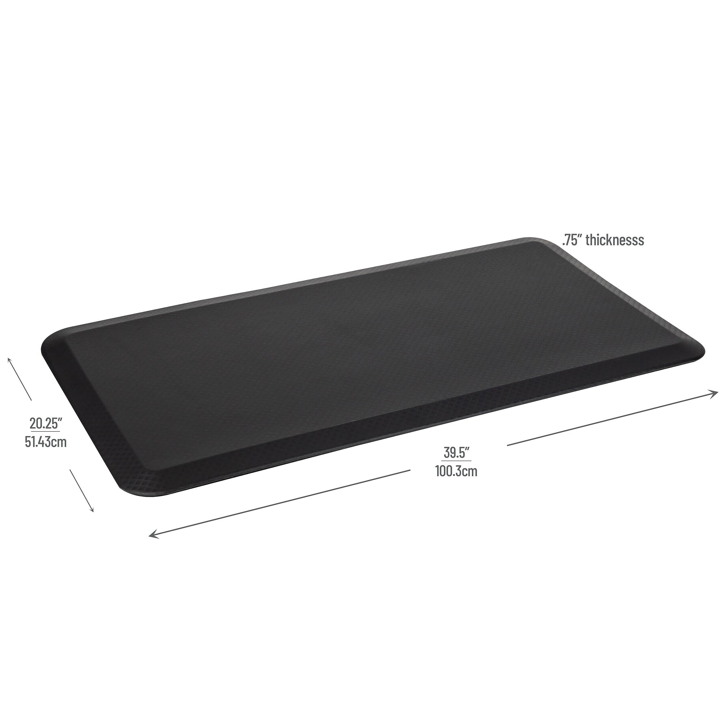 .75" thickness  
20.25" (51.43cm)  
39.5" (100.3cm)