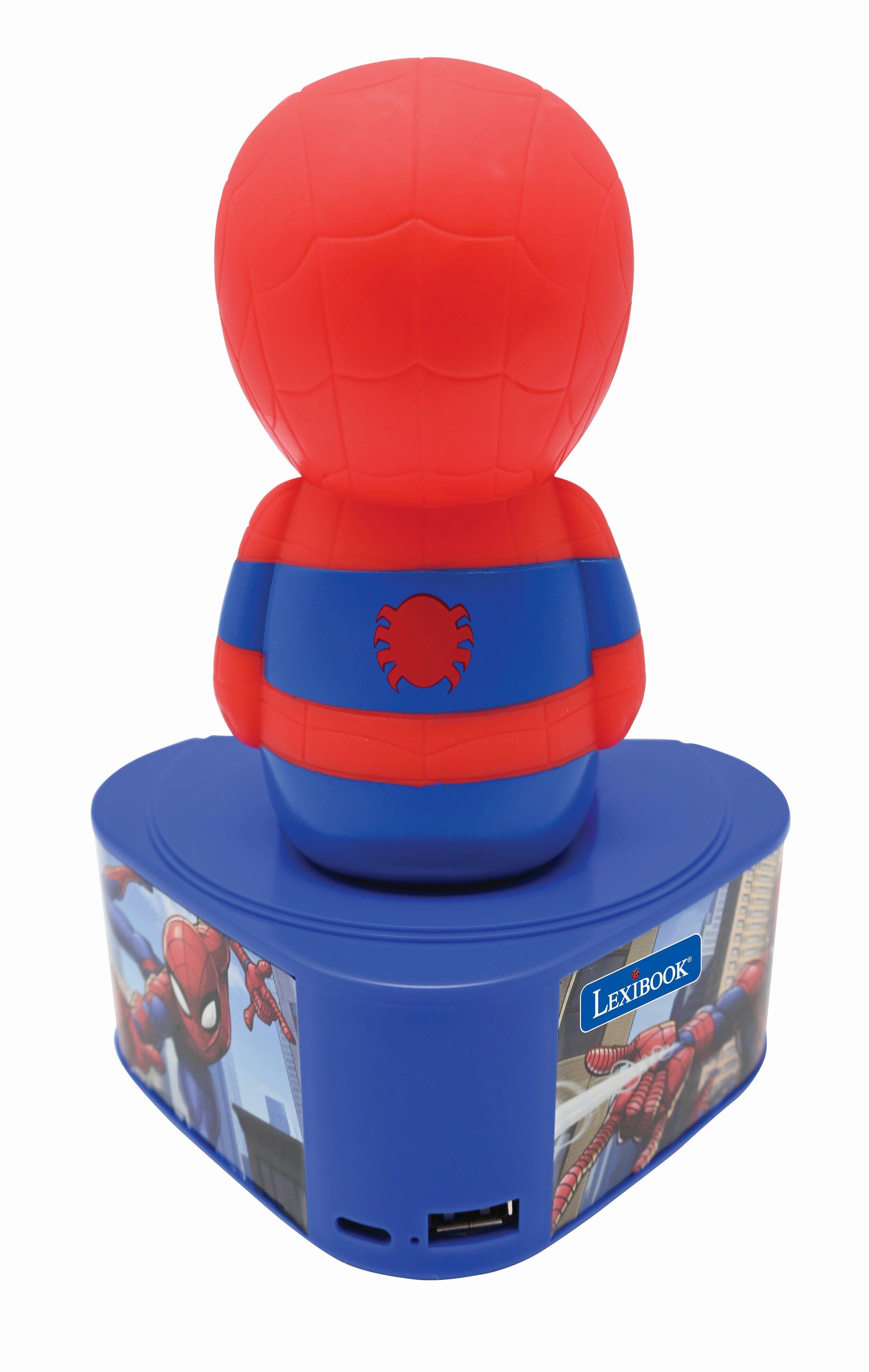 Alt View 4. Lexibook - Spider-Man Bluetooth Speaker with Spiderman Luminous Figurine.