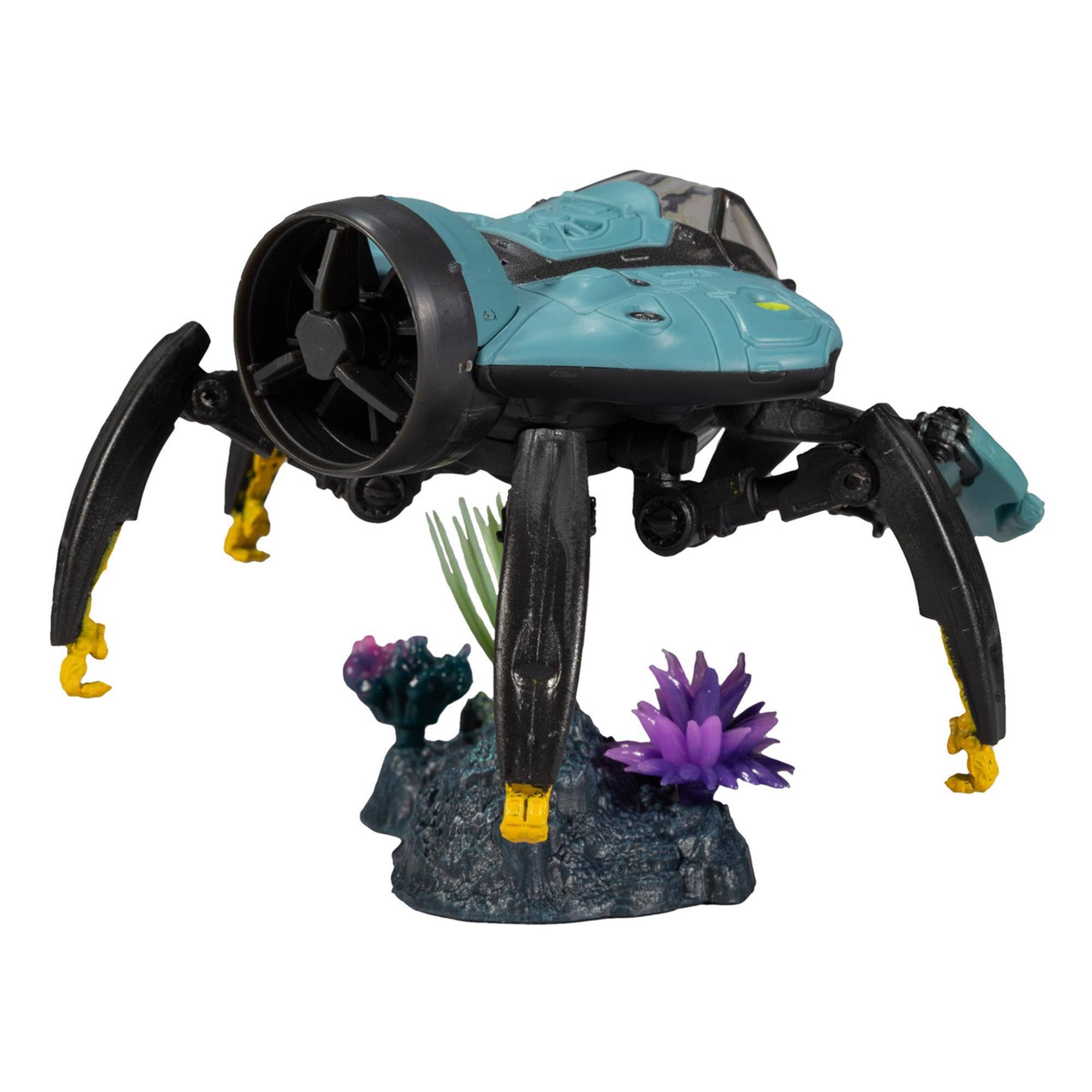 Alt View 4. McFarlane Toys - Avatar World of Pandora Figure Set | CET-OPS Crabsuit with RDA Driver - Multi-Colored.