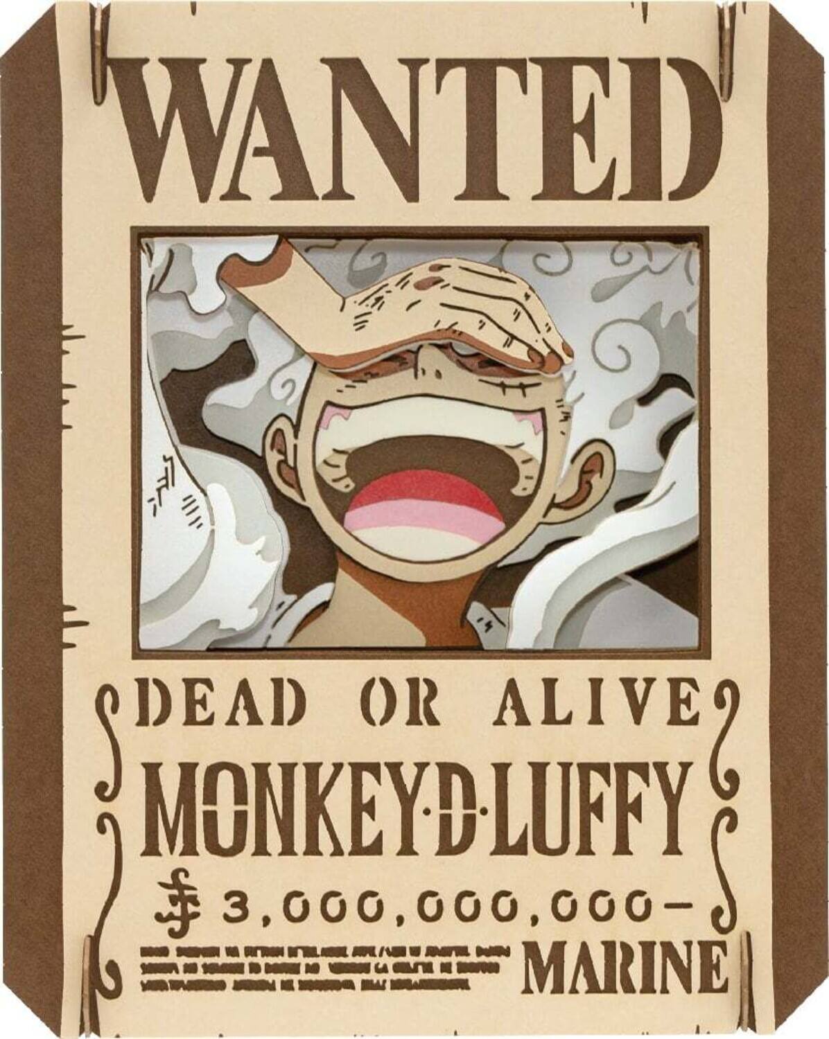 WANTED  
DEAD OR ALIVE  
MONKEY D. LUFFY  
3,000,000,000  
MARINE