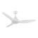 Alt View 6. Vaczon - 52" Modern White Integrated LED Propeller Ceiling Fan with Remote - White.
