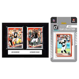 C&I Collectibles - Cincinnati Bengals 6" x 8" Player Plaque & 2025 Team Trading Card Set - Multicolor