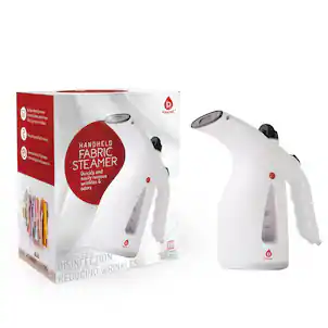 Pursonic - 300ml Handheld Fabric Fast 2 Minute Heat-up Powerful Travel Clothes Garment Steamer - White