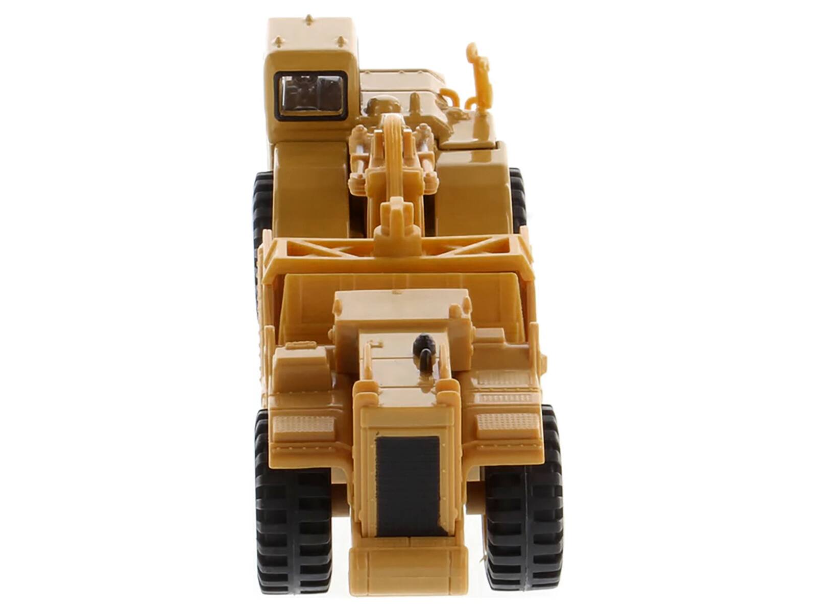 Back. Diecast Masters - CAT Caterpillar 627G Auger Scraper Yellow 1/87 (HO) Diecast Model by Diecast Masters - Yellow .