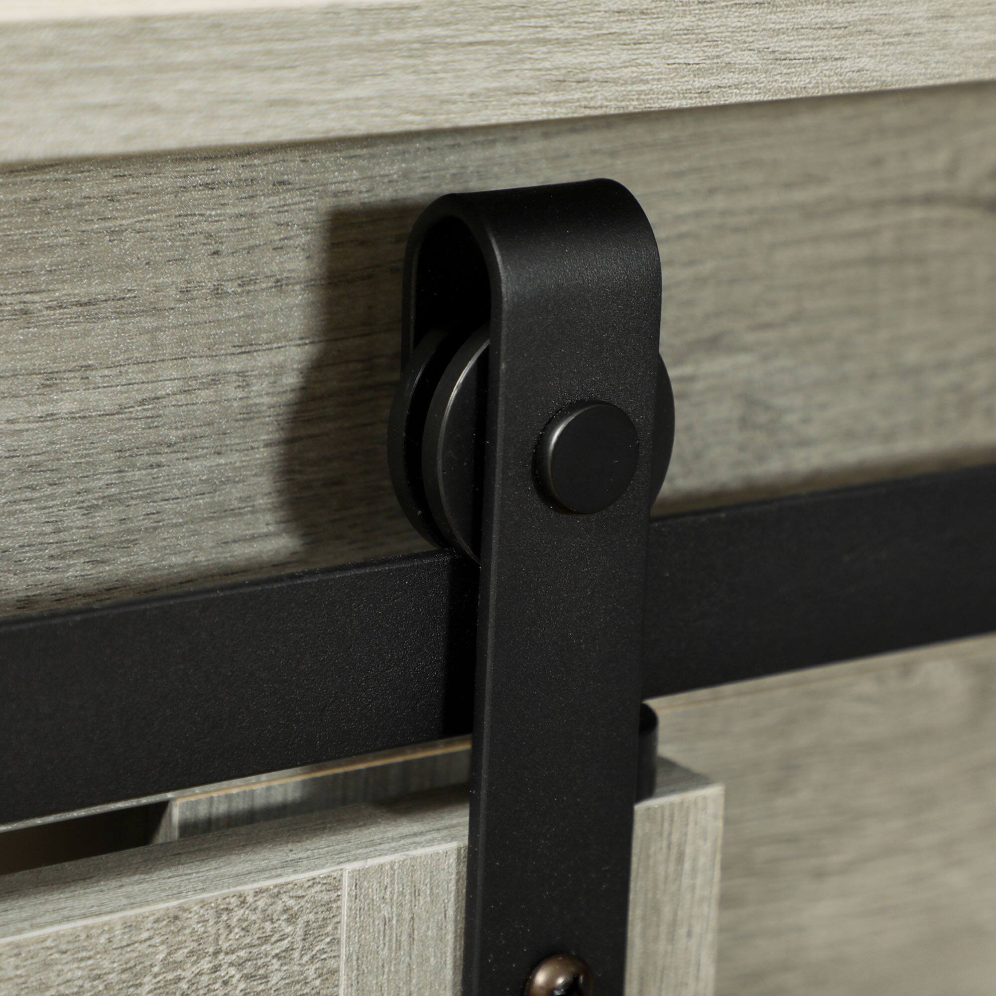 Alt View 5. Pawhut - 47"W Dog Crate Furniture with Divider, Pet End Table for Small to Large Breeds, Indoor Double-Door Kennel.