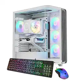 iBUYPOWER - Trace Gaming Desktop PC - Intel Core Ultra 5 225F, NVIDIA GeForce RTX 5060 8GB, 16GB DDR5 RAM, 1TB NVMe SSD_TWI5N5601 - White