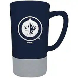 Great American Products - Winnipeg Jets Team Logo 16oz. Laser Etched Jump Mug - Multicolor