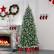 Alt View 14. Costway - 7.5 FT Artificial Christmas Tree Hinged with 560 Warm LED Lights & 267 Red Berries - Green/White.