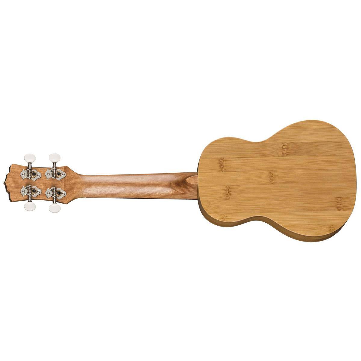 Alt View 1. Luna - Luna Uke Bamboo Soprano Ukulele with Gigbag, 12 Frets, Satin Natural.