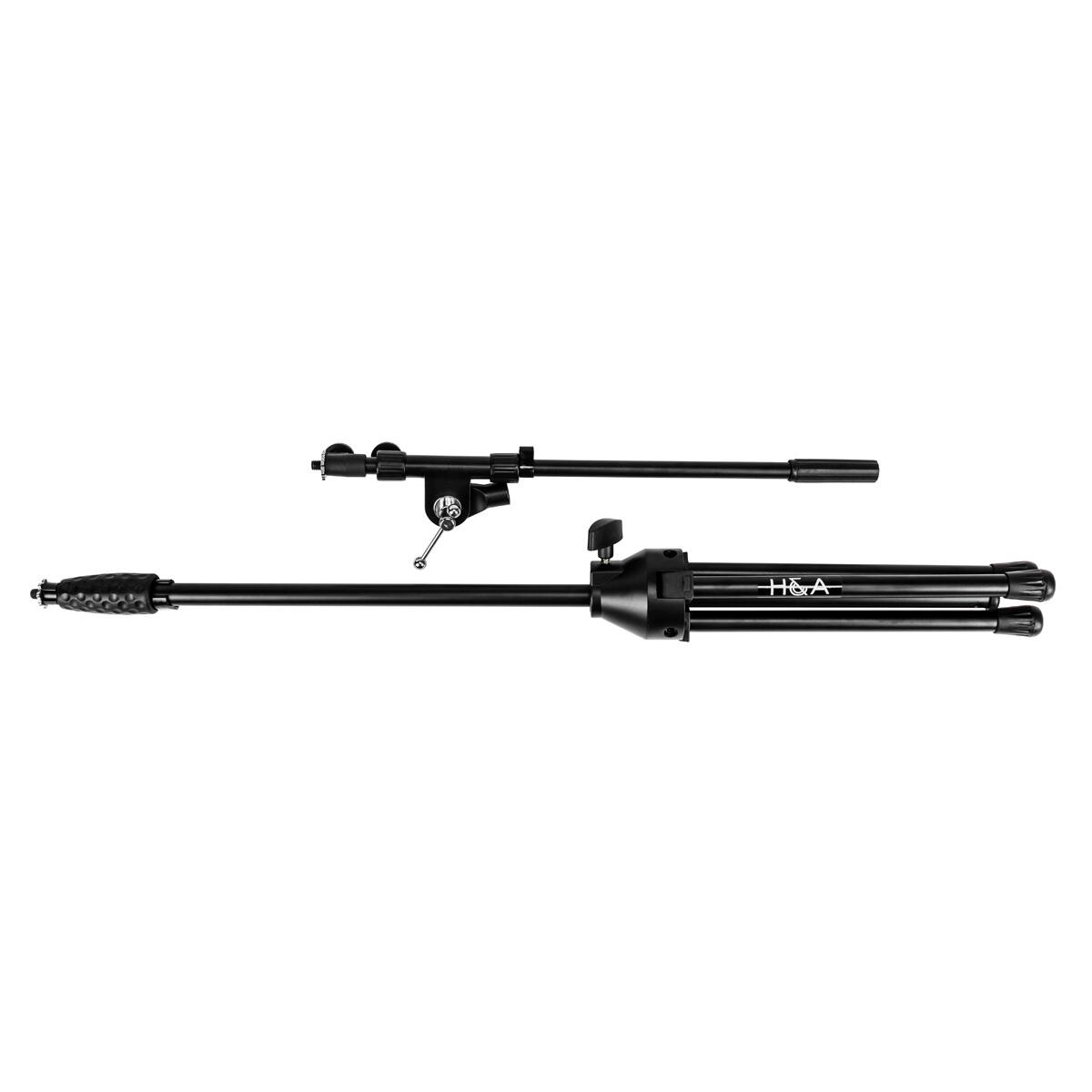 Alt View 3. H&A - H&A Tripod Microphone Stand with Telescoping Boom.