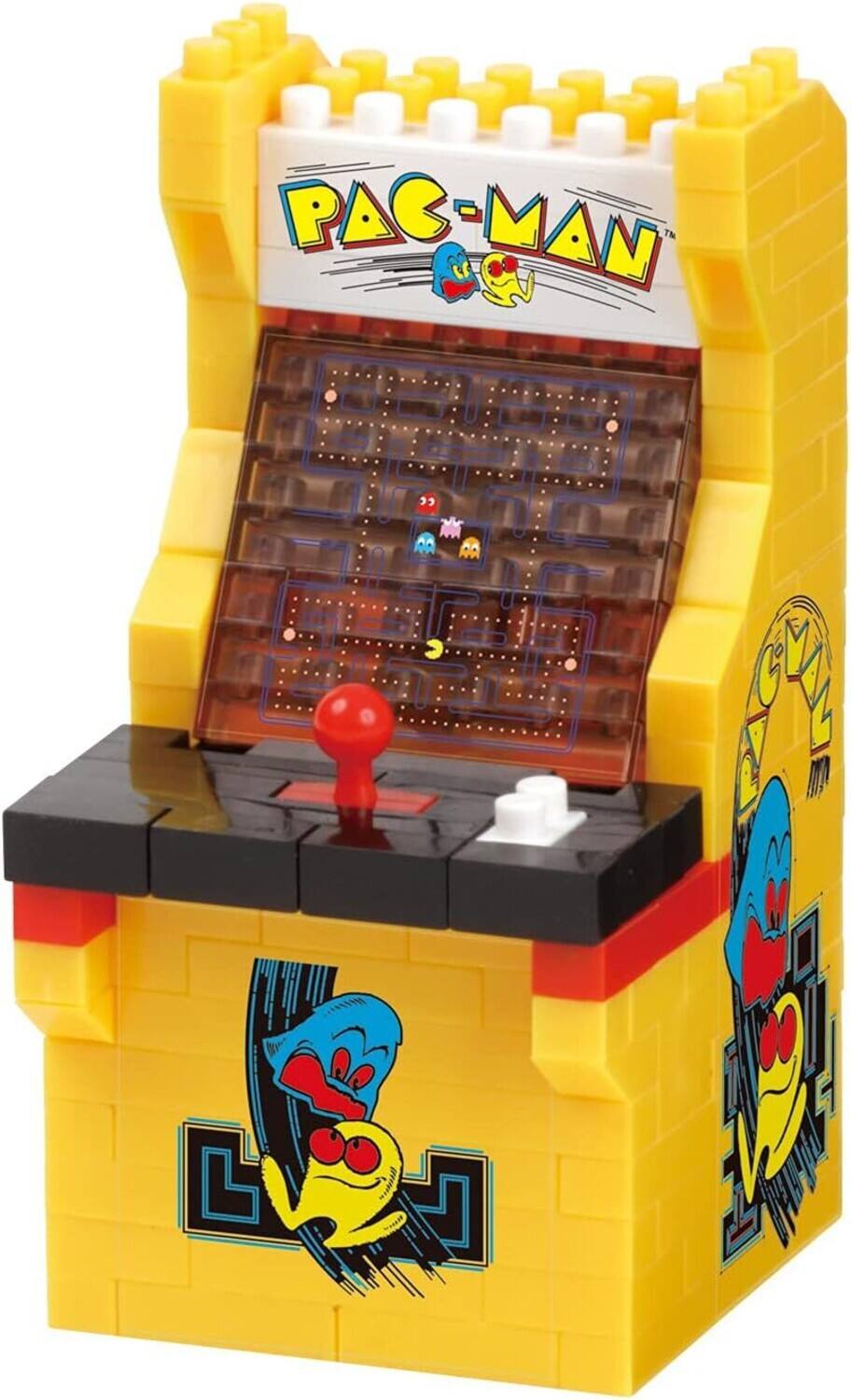 Front. PopMarket - Nanoblock - PAC-MAN - Character Collection - Arcade Machine Building Kit  - COLLECTABLES - Multicolor.