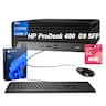 HP - Upgraded - ProDesk 400 Desktop - Intel Core i7-14700 - 32GB RAM 2TB PCIe M.2 SSD - Wired K&M - Adata 64GB USB Drive - Black