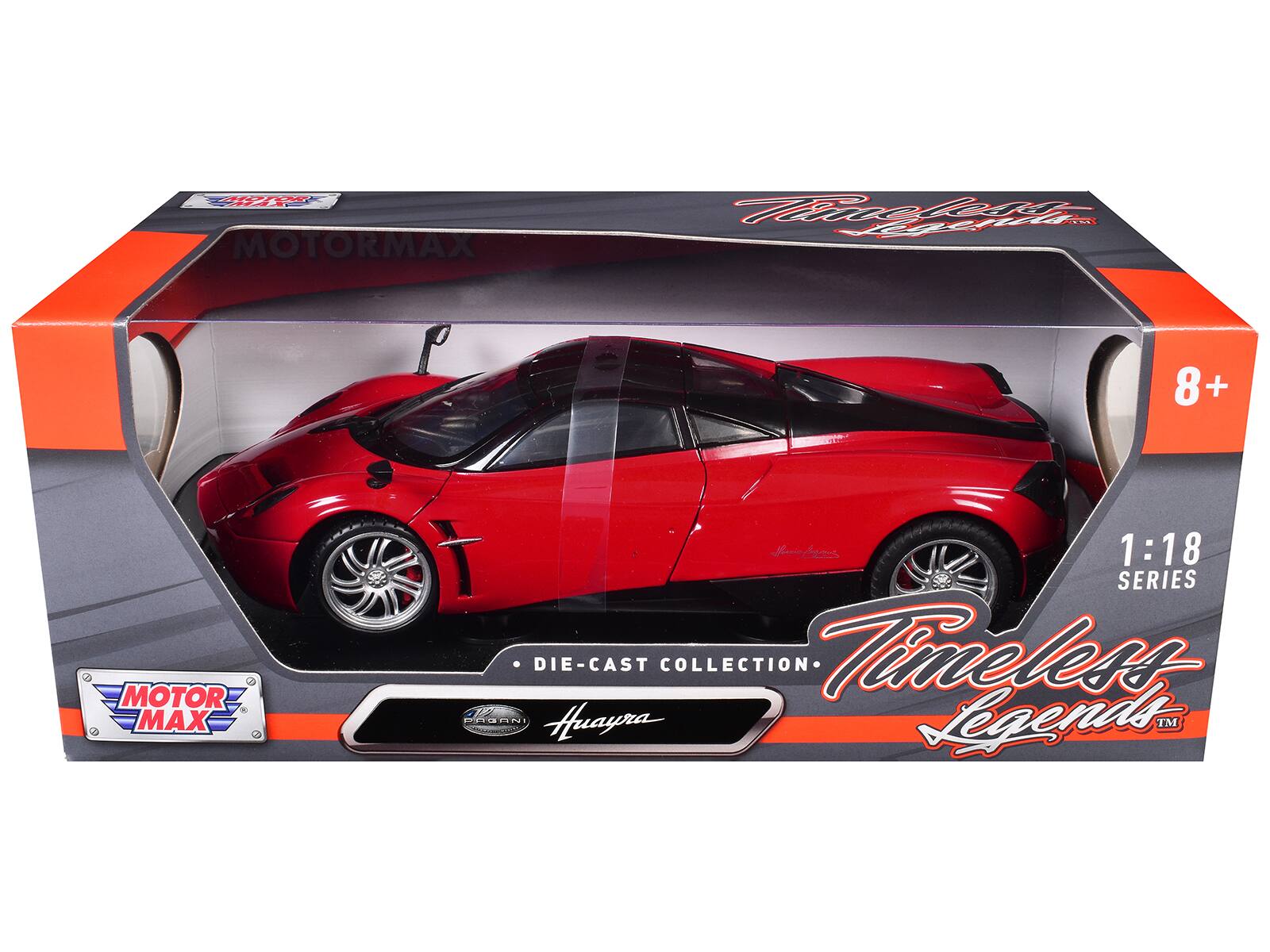 MOTOR MAX  
1:18  
SERIES  
DIE-CAST COLLECTION  
Timeless Legends  
HUAYRA  
8+