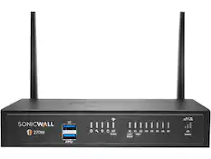 SONICWALL TZ 270W
- USB
- WLAN
- LAN/WAN MGMT (X0, X1, X2, X3, X4, X5, X6, X7)
- WWAN (5G/LTE)
- SSID